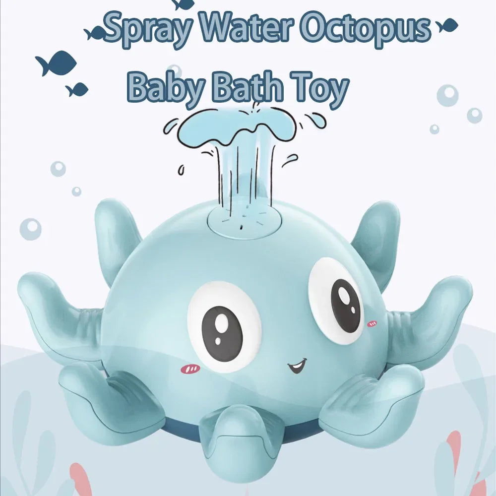 Toddler Bath Toy – Auto Sensing Octopus Water Sprayer