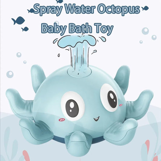 Toddler Bath Toy – Auto Sensing Octopus Water Sprayer