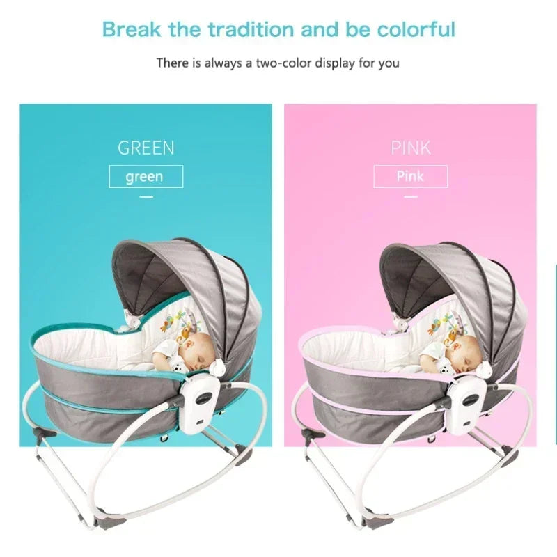 Baby Cradle & Rocking Chair – Soothing 0–3 Years