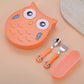 Accessoires essentiels pour l'alimentation de bébé – Couverts en acier inoxydable au design de poupée adorable