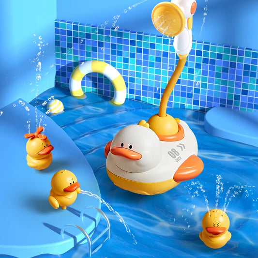 Cartoon Duck Bath Sprinkler Toy