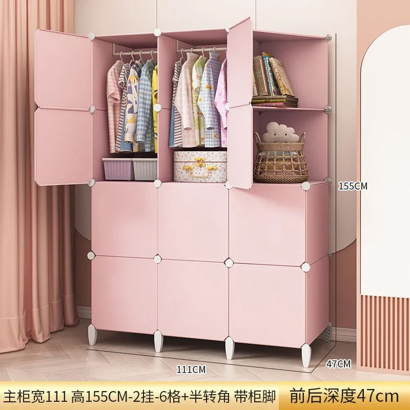 Modular Baby Wardrobe – Minimalist Nordic Fabric Storage