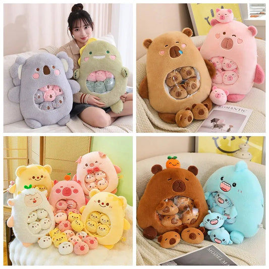 Cute Animal Plush Bag – Mini Stuffed Dolls