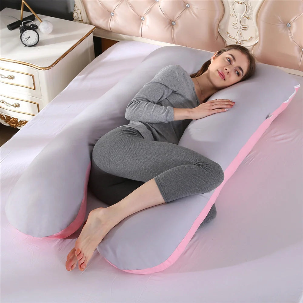 Coussin de grossesse intégral en forme de U 2022 – Allaitement et sommeil avec housse amovible