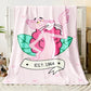 MINISO Pink Panther Flannel Blanket Suitable for Bedroom, Iving Room,sofa,student Nap,office Nap,camping Trip,children's Gift