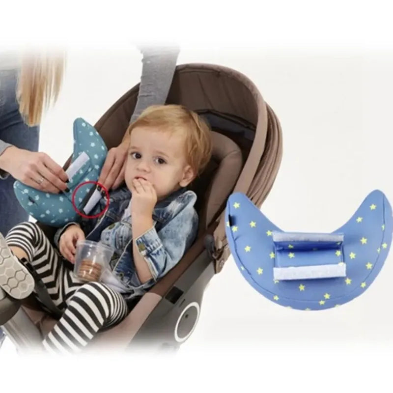 Child Car Seat Cushion – Crescent Neck & Sleep Pillow