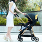 Poussette bébé pliable, légère et réversible – Poussette portable à vue dégagée