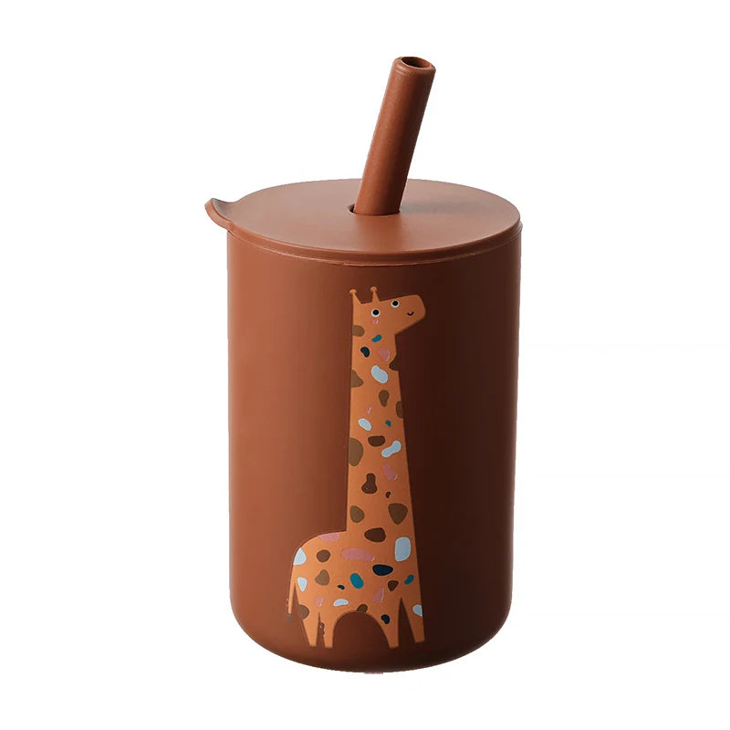 Baby Learning Cup | BPA-Free Silicone Straw Cup for Toddler