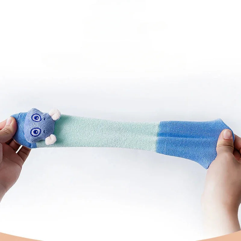 Non-Slip Cartoon Socks with Sound for Babies
