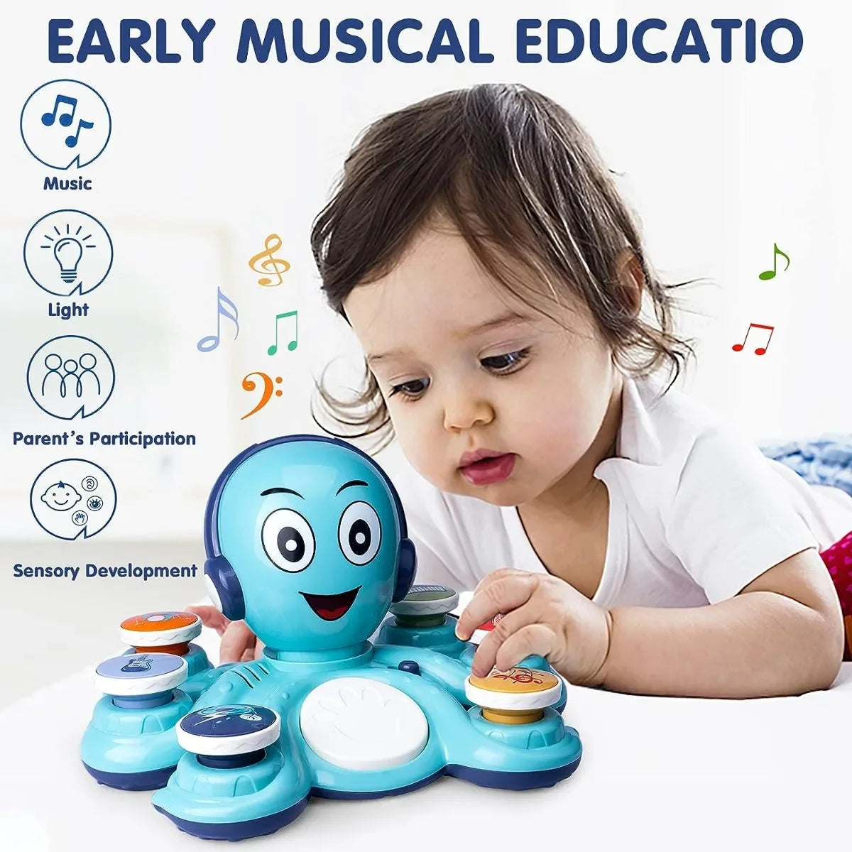 Octopus Music Toy – Fun Learning for Toddlers!
