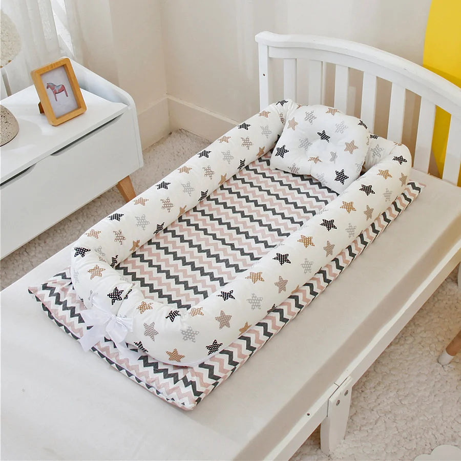 Portable Baby Nest – Folding Travel Bed for Newborns