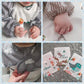 Waterproof Long-Sleeve Cartoon Baby Feeding Smock