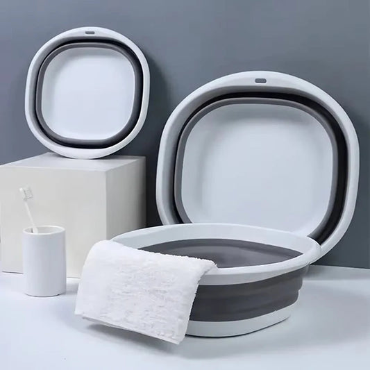 Portable Kids Bath Tub – Newborn Folding Body Wash Bucket