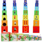 Montessori Stacking Nesting Cubes – Color & Shape Learning Toy