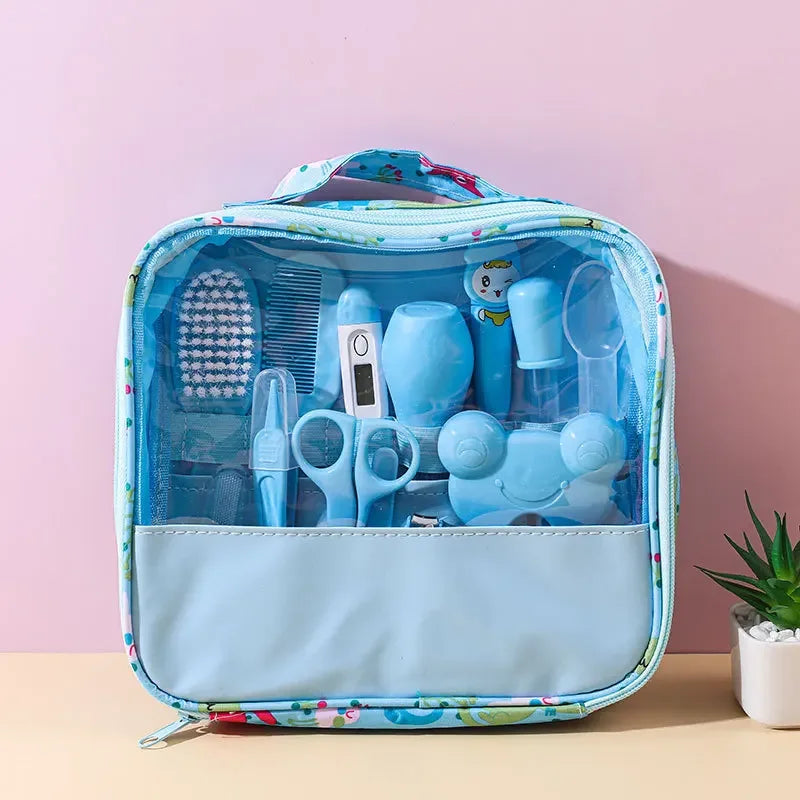 Coffret de soins pour bébé 13 pièces – Coffret cadeau essentiel pour le bain, la toilette et l'allaitement