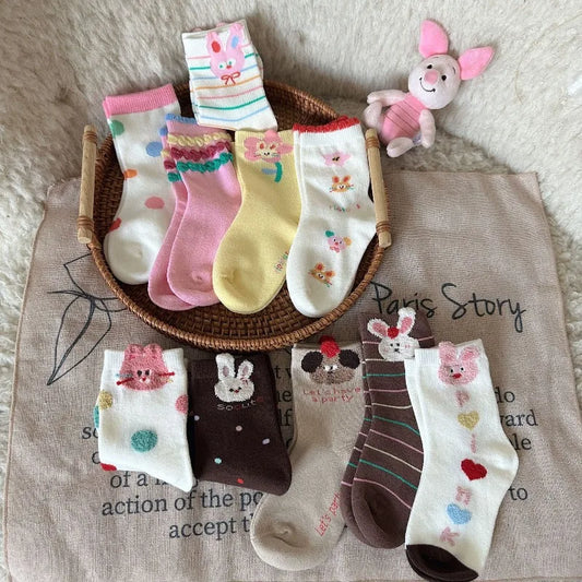 Chaussettes douces et respirantes pour enfants