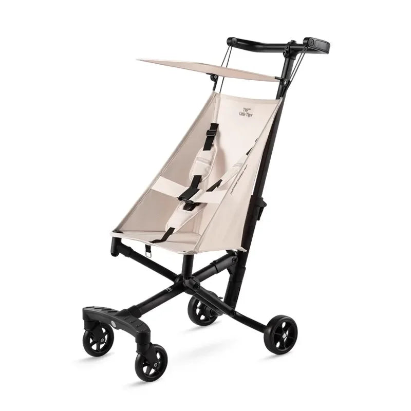 Portable Foldable Baby Stroller – Lightweight 4-Wheel Travel Pram