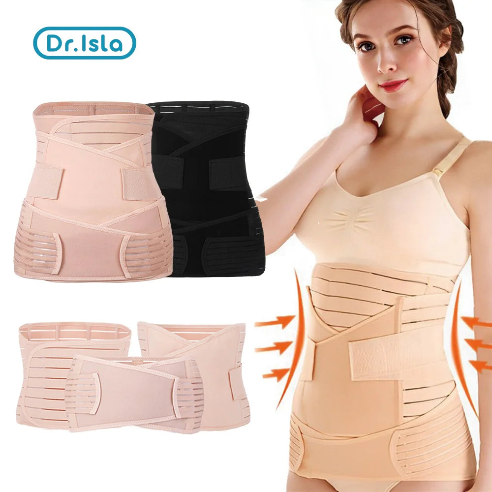 3-in-1 Belly Band | Pregnancy & Postpartum Tummy Pelvis Support Belt