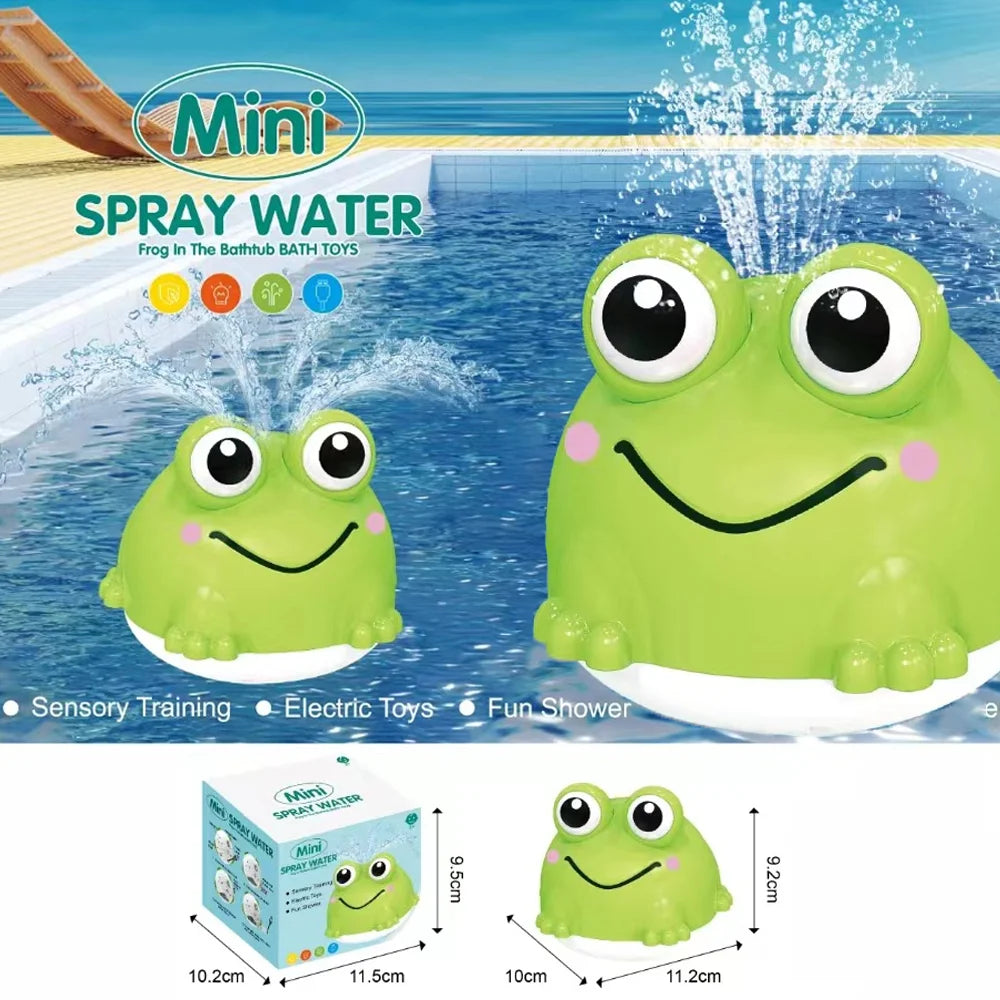 Grenouille de bain LED à détection automatique – Jouet de bain rechargeable et amusant pour les enfants