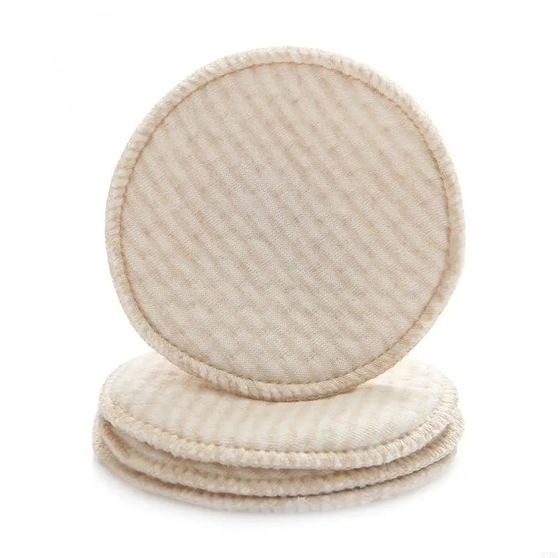 4PCS Reusable Nursing Pads – Soft Washable Cotton for Breastfeeding