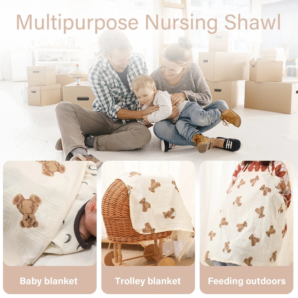 Tablier d'allaitement ajustable – Couverture d'intimité extérieure pour les mamans qui allaitent