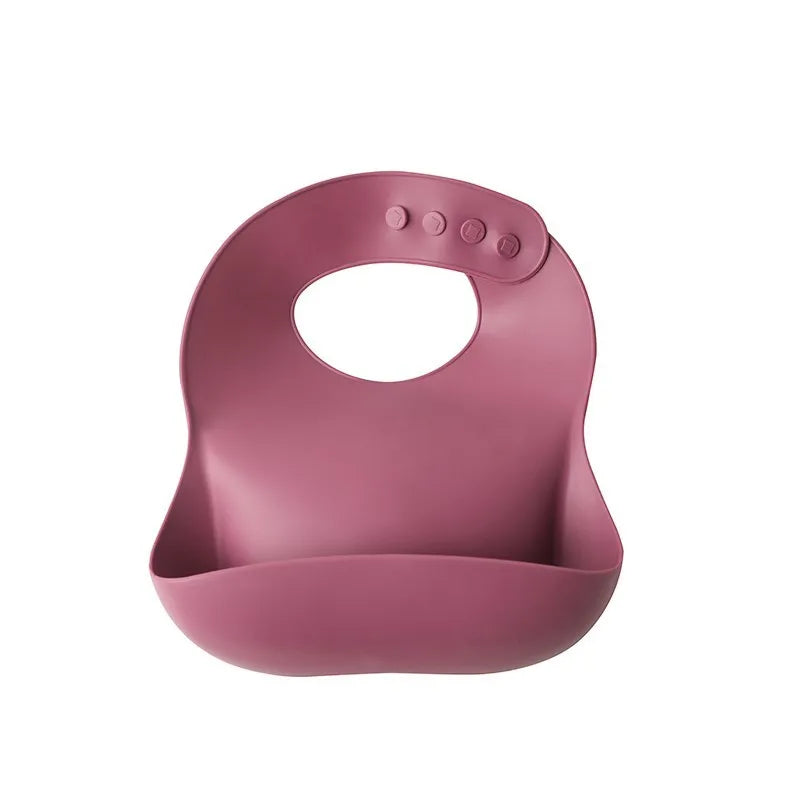 Bavoir d'allaitement en silicone ajustable et mignon