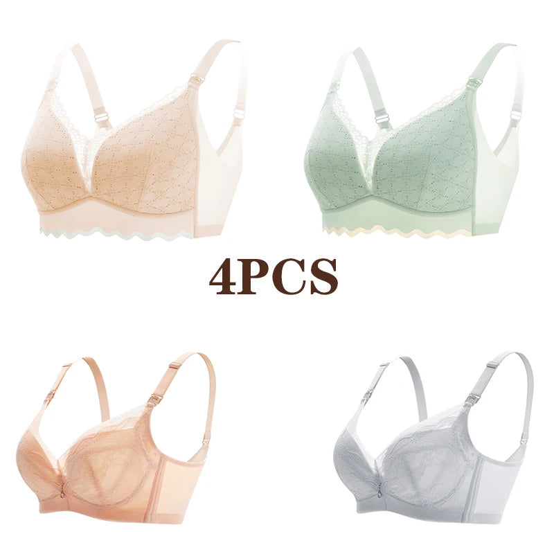 Women’s Nursing Bra | Seamless, Breathable, Push-Up Cotton Bra