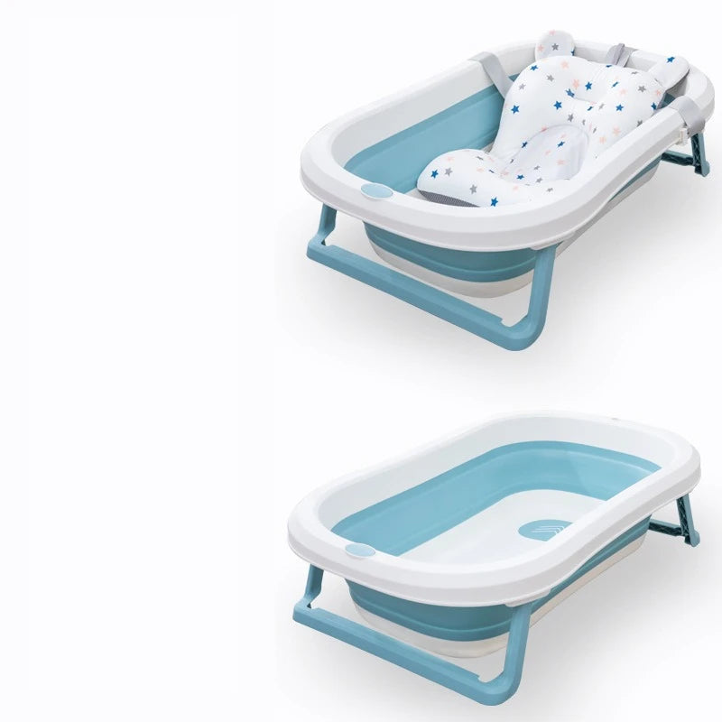 Infant Bathtub Pad – Soft Support & Toddler Shower Net