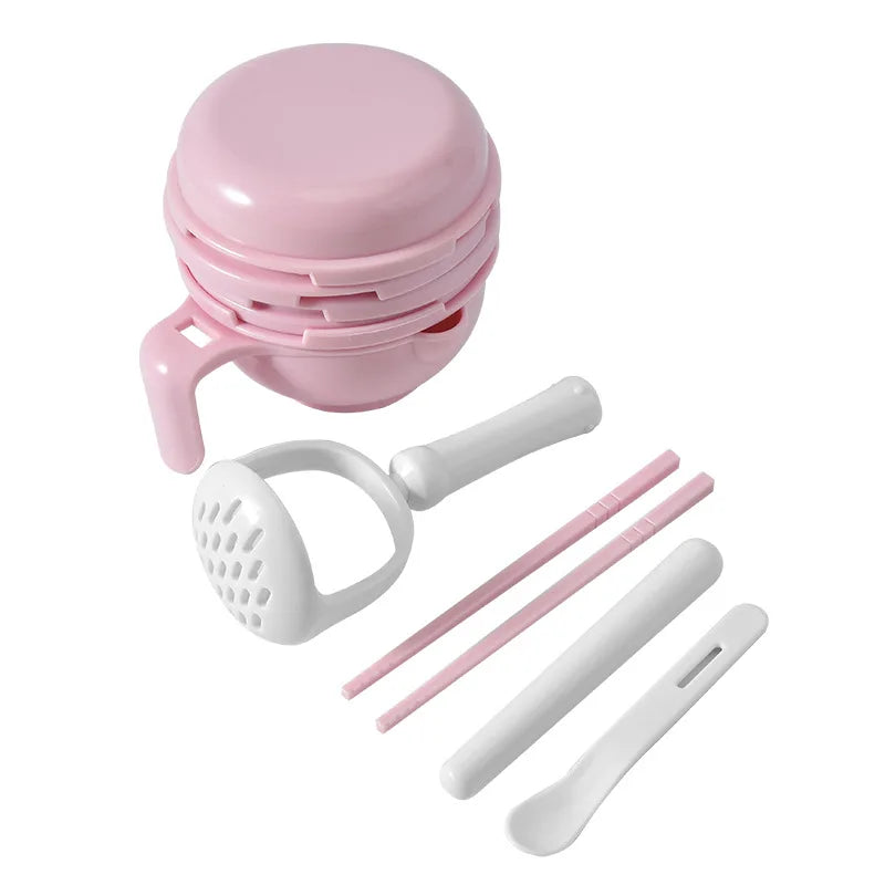 Baby Food Grinding Bowl Set – Manual Grinder & Feeding Tool