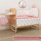 Convertible Baby Bed – Solid Wood & Adjustable Cradle