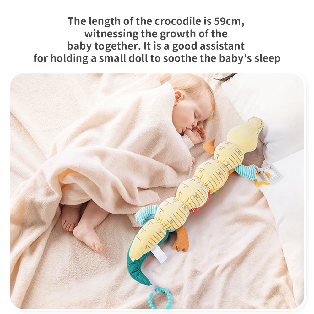 Musical Baby Rattle – Caterpillar & Crocodile Plush