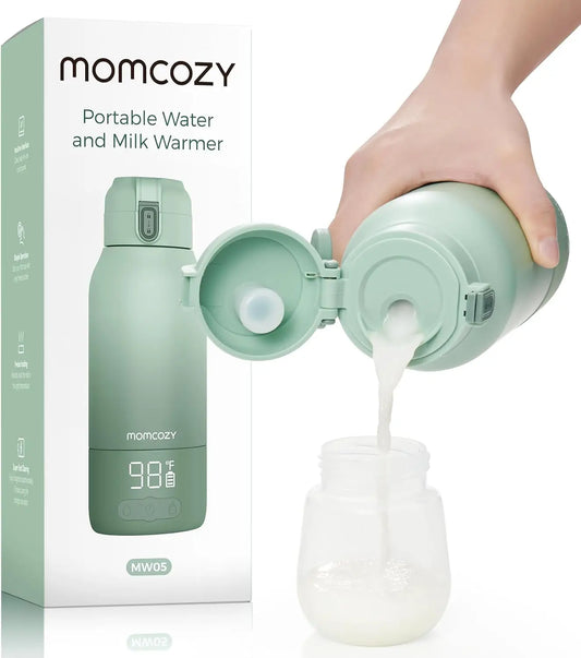 Momcozy Portable Milk Warmer – Dual Mode, Fast Heating, 17oz