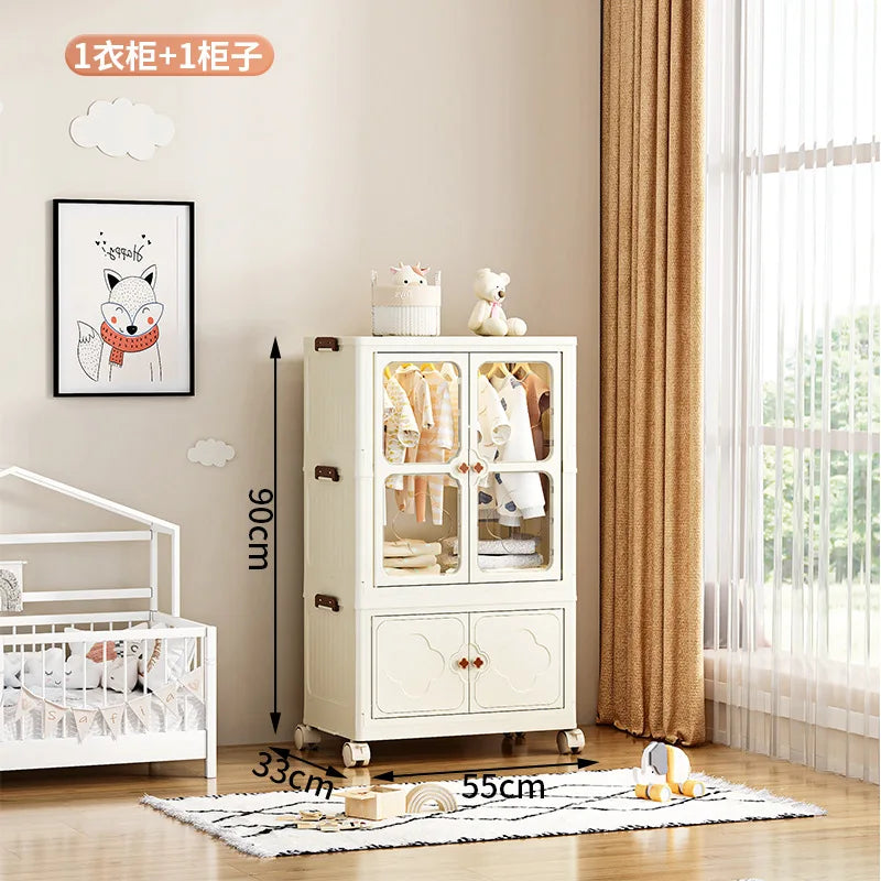 Armoire de rangement pour enfants – Placard bébé et bac de rangement