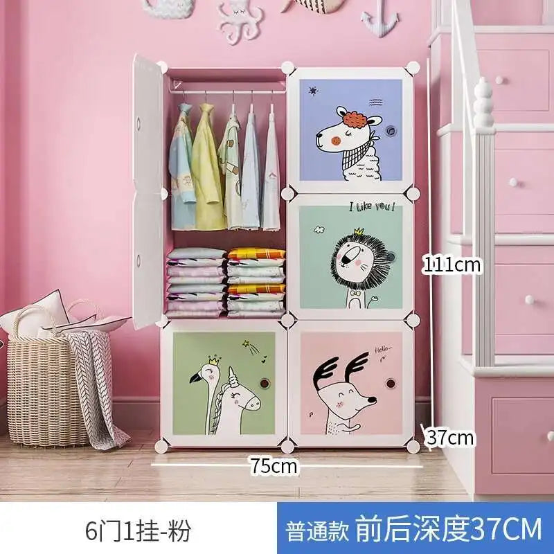 Baby & Kids Wardrobe – Bedroom Organizer with Sliding Doors