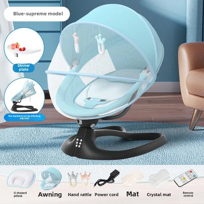 Electric Baby Swing – Soothing Cradle for Newborns