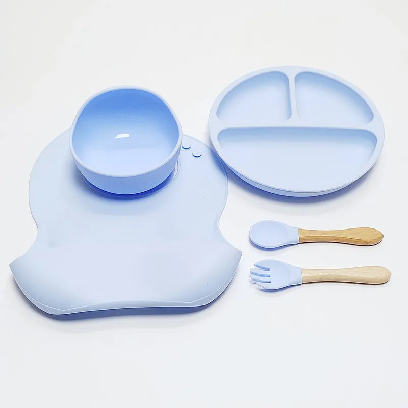 Toddler Meal Set – Non-Slip Silicone Tableware for Kids