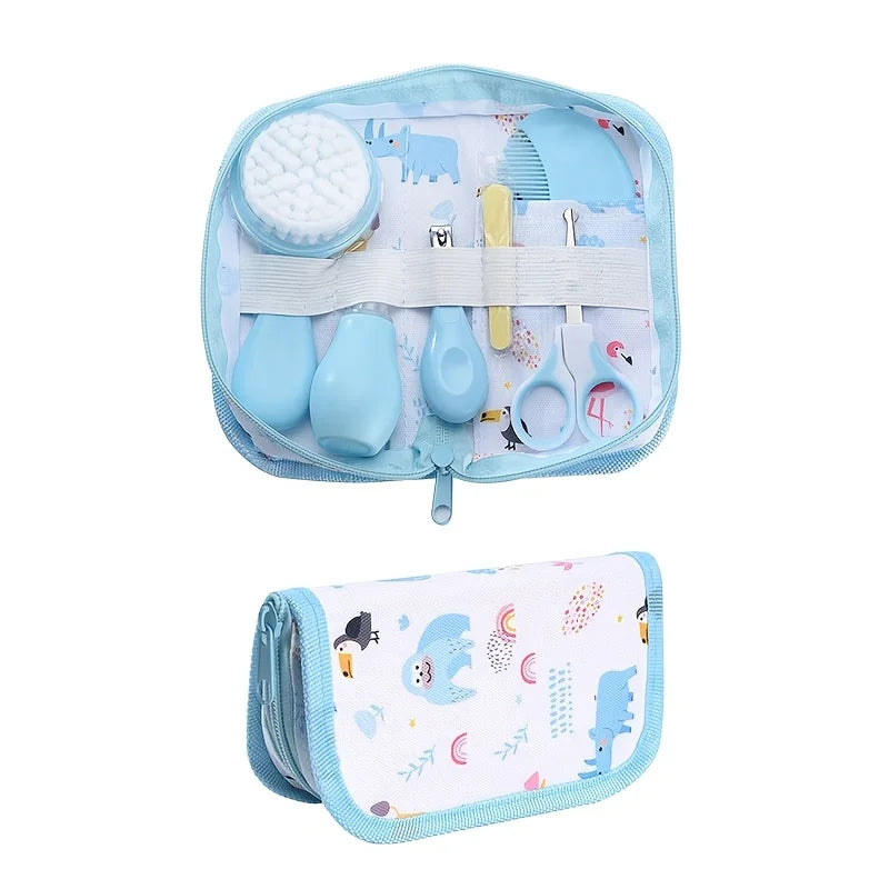 Kit de soins pour bébé 6 pièces – Kit de voyage portable avec sac