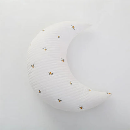 Crescent Baby Nursing Pillow – Soft Cotton Waist Support