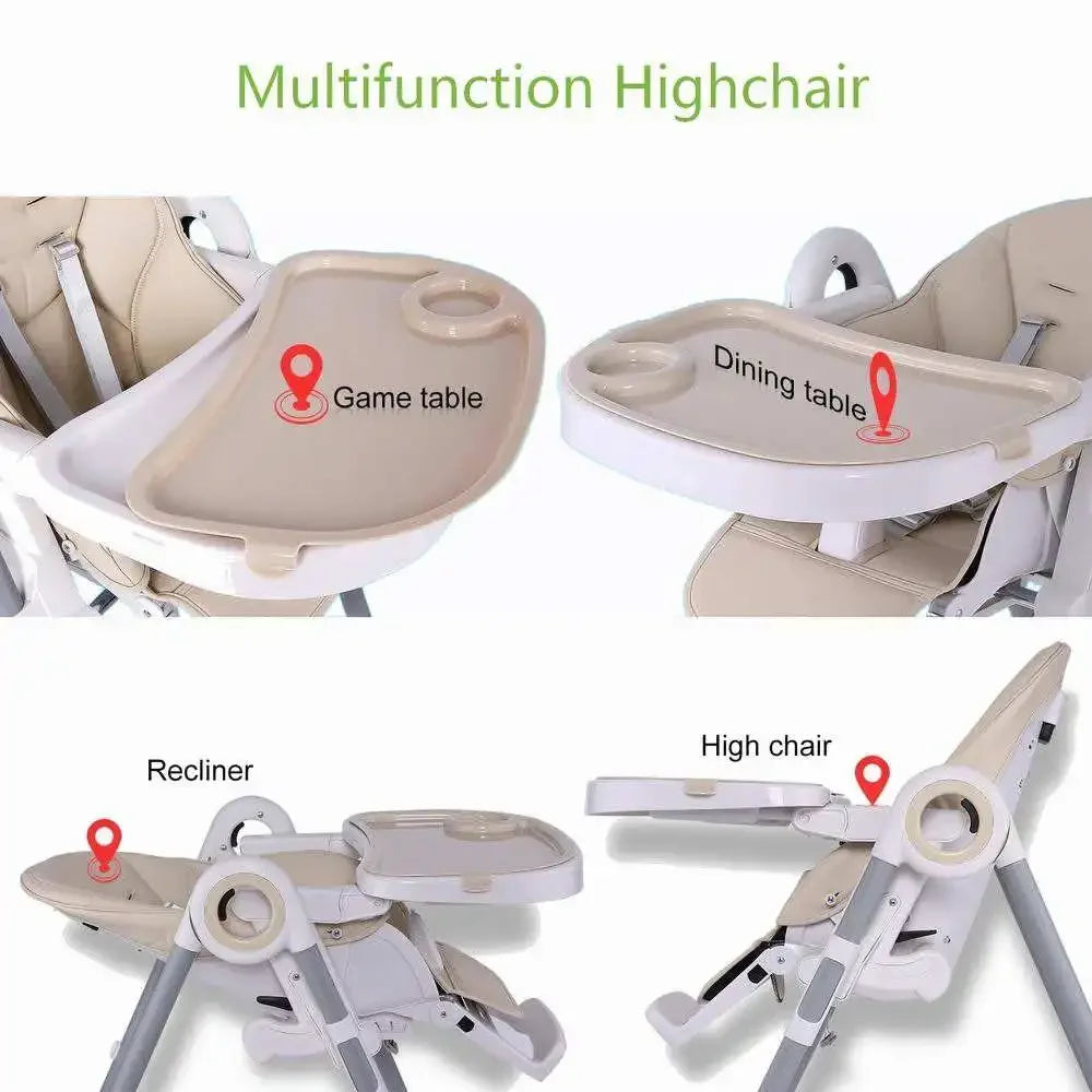 Chaise bébé multifonctionnelle pour l'alimentation