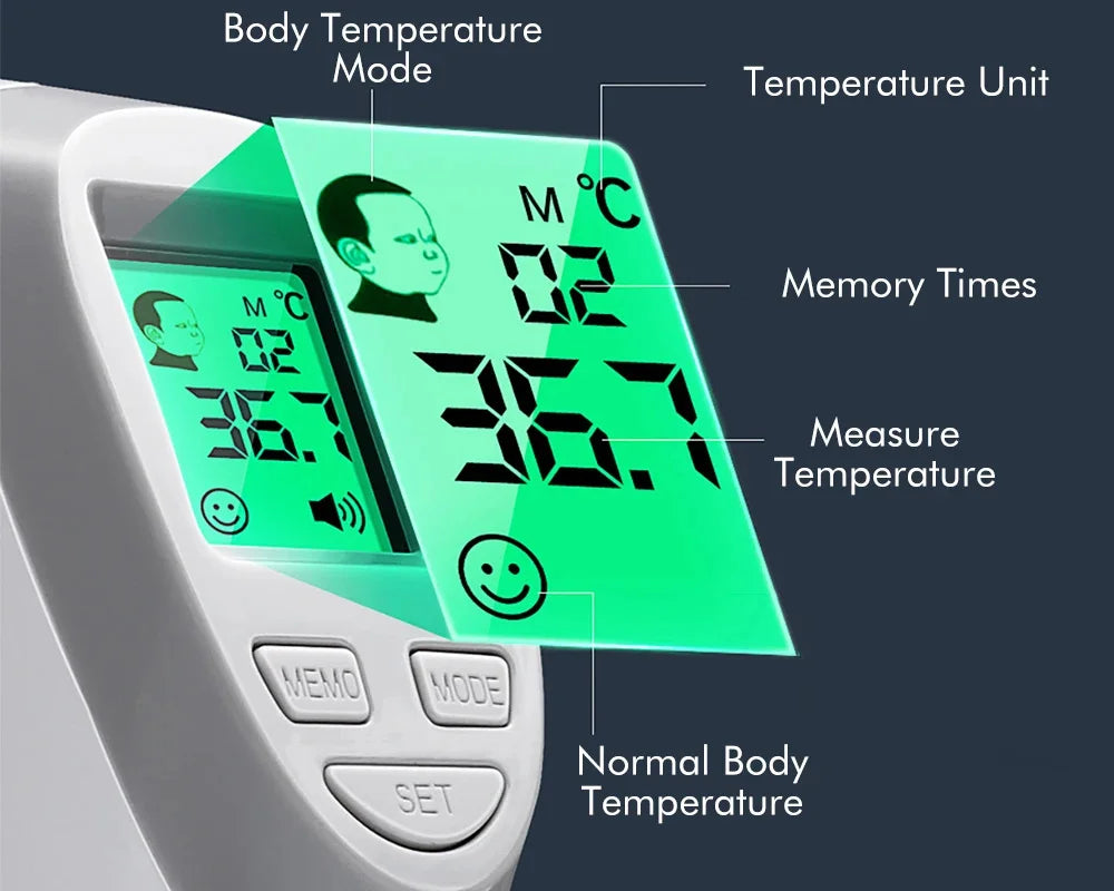 Thermomètre frontal infrarouge numérique Cofoe Baby