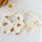 Waterproof Baby Bib – Soft Cotton Burp Cloth for Newborns
