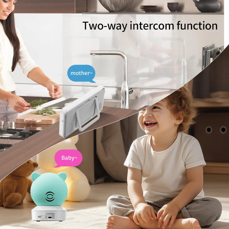 DANMINI 5" 2K WiFi Baby Monitor with Remote Control
