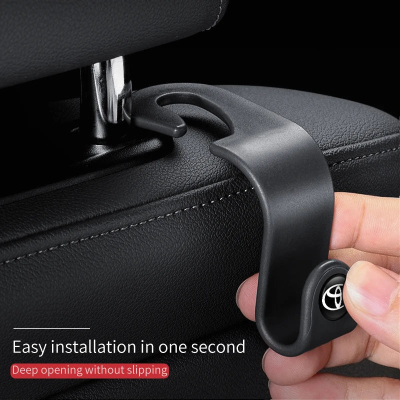 Car Logo Seat Hook – Organizer for Back of Toyota Seats