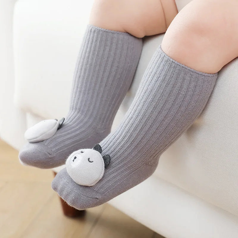 Chaussettes antidérapantes Kawaii à motifs animaux