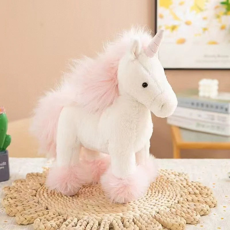 Horse & Unicorn Plush – Realistic Stuffed Toy for Kids