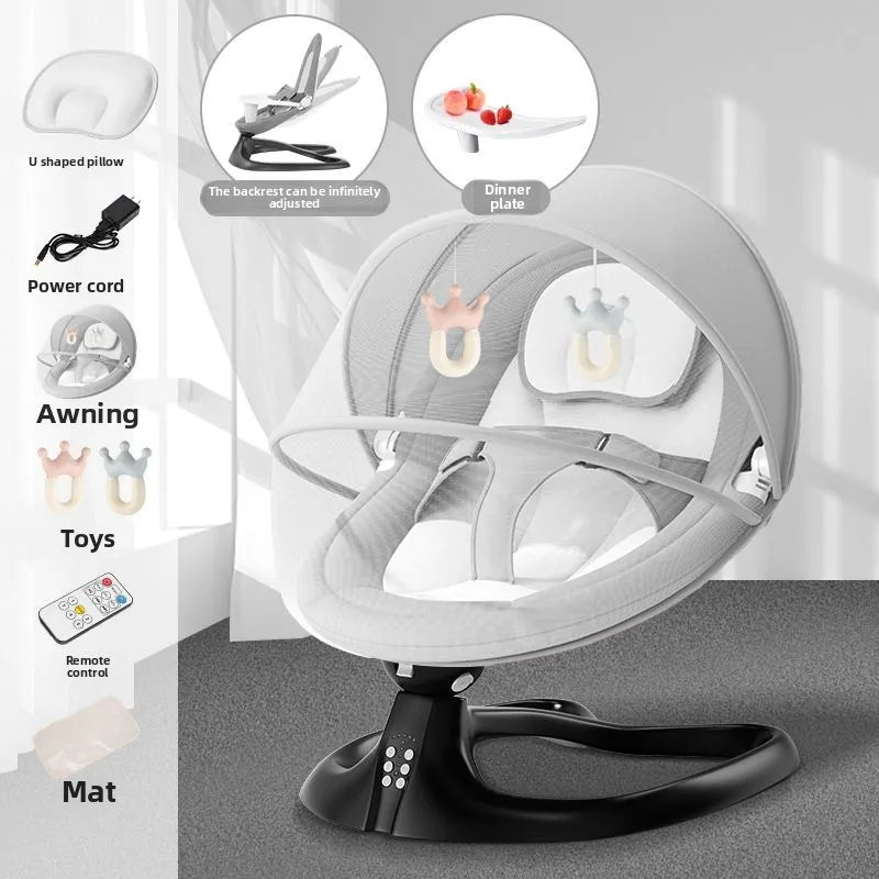 Electric Baby Swing – Soothing Cradle for Newborns
