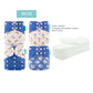 HappyFlute Reusable Diaper Set – 4 OS Pocket Diapers + 8 Inserts