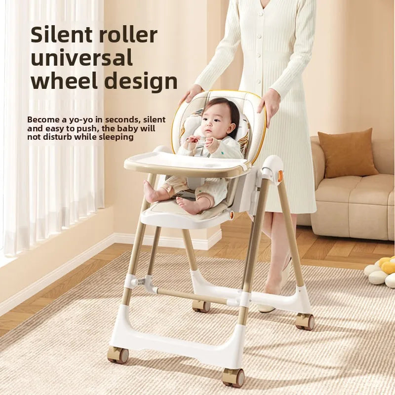 Foldable Baby Highchair – Multifunctional Portable Feeding Seat