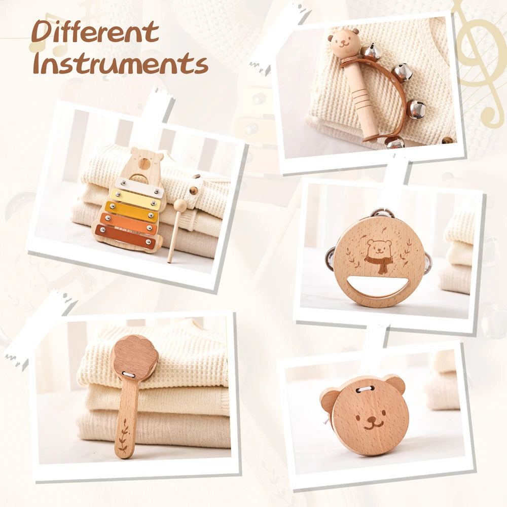 Wooden Musical Toy – Montessori Fun for Toddlers