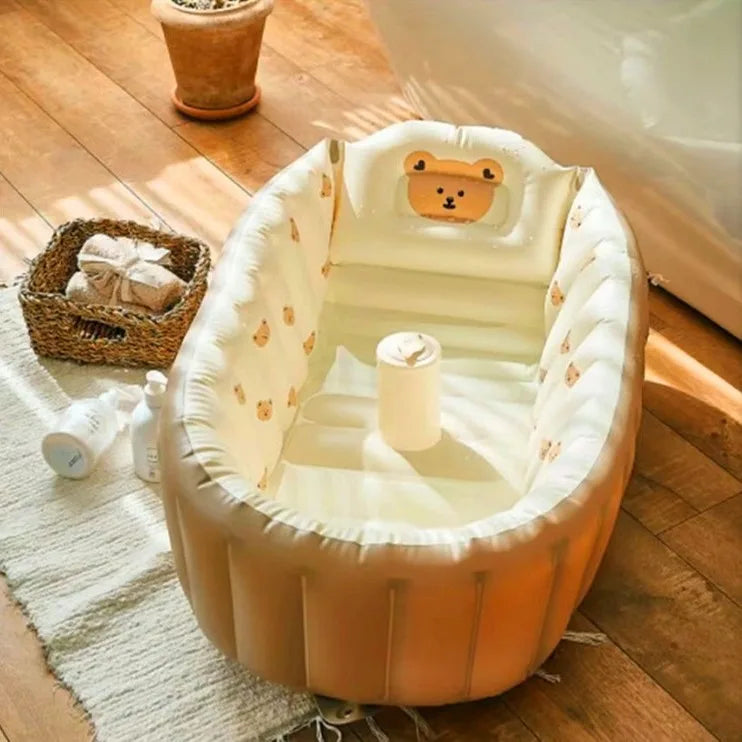 Baignoire pour bébé inspirée d'INS – Piscine gonflable pliable et amusante